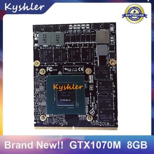 Brand New Video Card GTX1070M GPU 8GB DDR5 Graphic Card for Dell Alienware 18 M18X R2 R3 R4 HP MSI Clevo Laptop Fully Tested