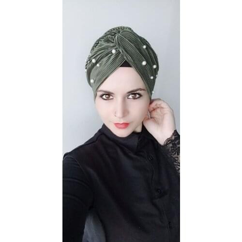 Piliseli Pearl Detail Loop Bone Khaki