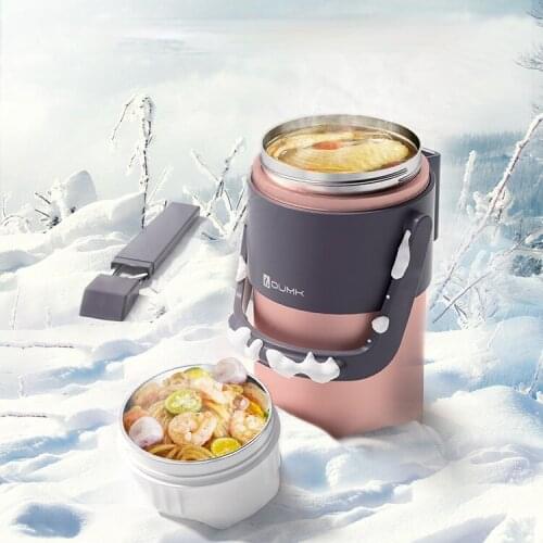 Food Container Lunch Box Large Capacity Stainless Steel Set Lunch Box Portable Creative Lancheira Kitchen Supplies DI50FH