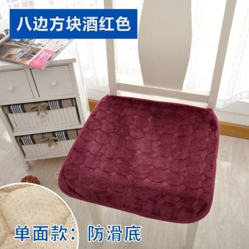 Anti-slip Flannel Home Decor Sofa Car Seat Cushion 40*40cm Office Chair Cushion Mat Sitting Pad Almofadas Cojines B