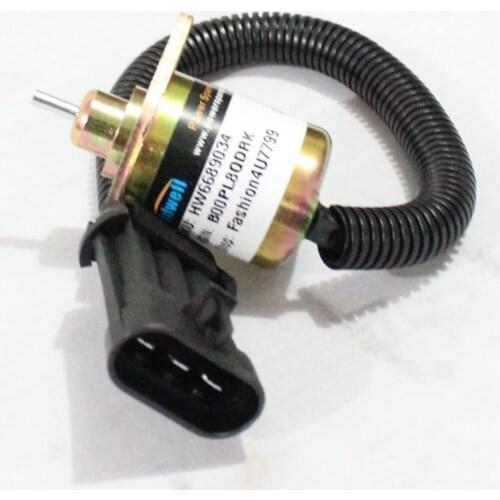 Holdwell Fuel Solenoid for Bobcat T2250 A300 A770 S220 S250 S300 S750 S770 S850 T250 T300 T320 T750 T770 T870