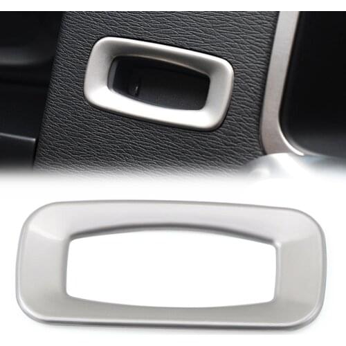 VCiiC Stainless Steel Car Key Panel Sequins Keyhole Decoration Stickers For VOLVO V60 S60 S60L 2012 2013 2014 2015 2016,1PCS