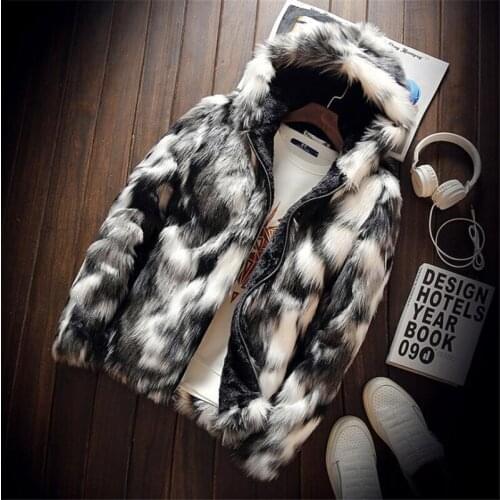 XIPENG Men's Hoodies With Fur