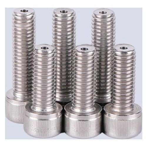 1pcs M4/6/8/10/12/16/20/25/30/35/40 Stainless steel cup head socket through hole screw Vacuum vent
