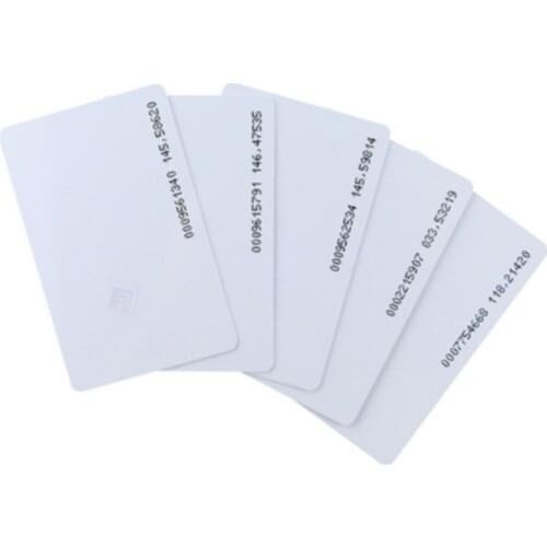 2000pcs/lot 125Khz TK4100 RFID ID Number Blank Smart Card for inkjet printer for access control system