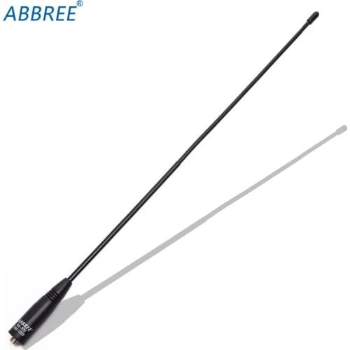 Abbree NA-771 SMA-Female VHF UHF Dual Band Walkie Talkie Antenna for Handheld Radio Baofeng UV-5R BF-888S UV-82 Two Way Radio
