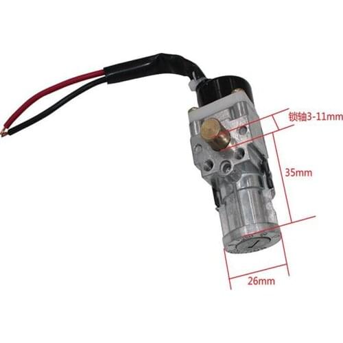 Electric Vehicle Accessories Key Lock Switch Electric Door Lock Lithium Battery Case Power Locks
