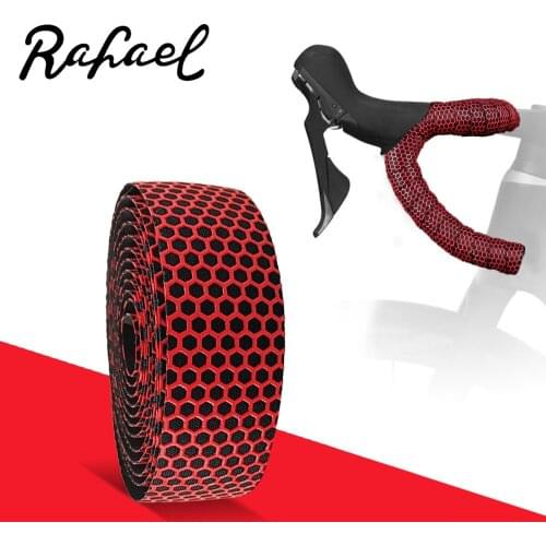Cycling Road MTB Honeycomb PU Bike Handlebars Shock-absorbing Non-slip Breathable Comfortable Durable With Bicycle Belts DD-FW
