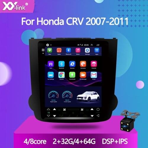 Car radio 9.7" Tesla Style Android 10.0 4g gps wifi Car Stereo Navi For Honda CRV 2007-2011 audio car multimedia player no 2 din