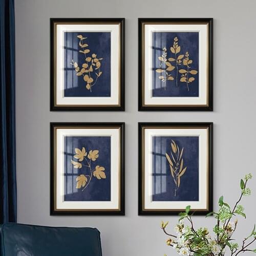 EECAMAIL American Decorative Painting Living Room Bedroom Bedside Paintings French Hall Hallway Murals Plants Painting No Frame