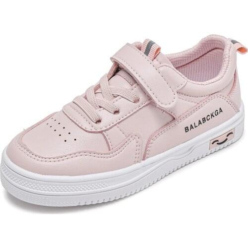 Children Shoes Fashion PU Leather Kids Sneakers Breathable Non-slip Casual Shoes For Girls & Boys Size 25-37