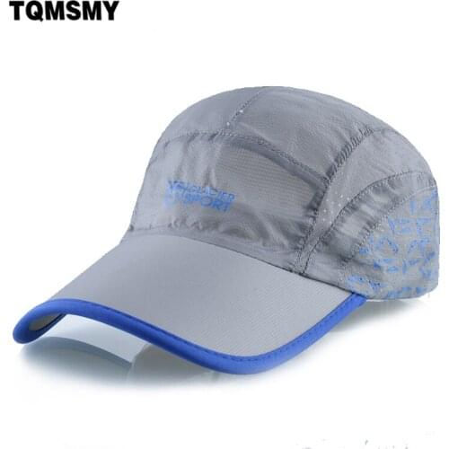 Summer Thin and light baseball caps for Men Quick-drying snapback cap women sun hat Breathable mesh Outdoor sports Casquette