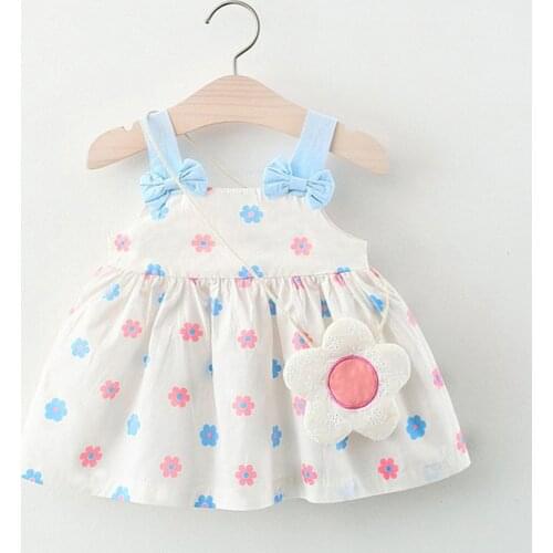 Cute Girls Dresses For Party And Wedding Toddler Baby Kids Sleeveless Strap Summer Princess Dresses Casual Clothes 1 2 3 4 Y