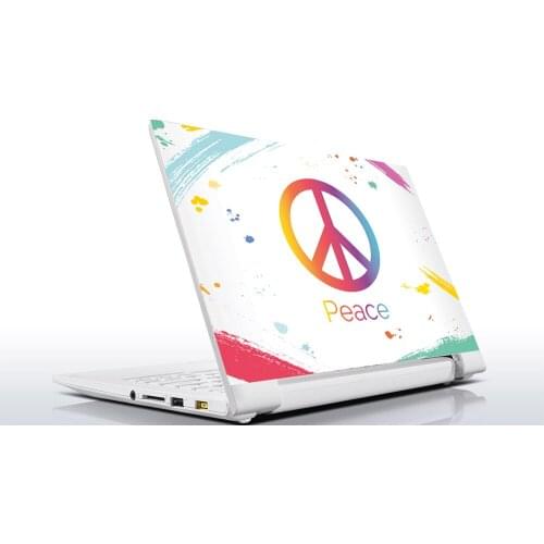 Sticker Master Peace universal laptop skin for 13 14 15 15.6 16 17 19 "inc notebook decal for Mac, dell, Acer, HP, Toshiba, Asus