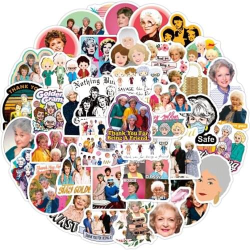 10/50PCS Anime Stay Golden Girl Stickers Graffiti Waterproof DIY Snowboard Helmet Laptop Ski Styling Vinyl Skateboard Sticker