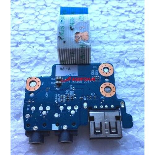 Original FOR Clevo Sager W230ST W230SS 13.3" USB Audio Board w/ cable 6-71-W2308-D03A Full TESED OK