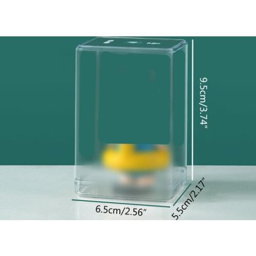 20 Pcs PVC Clear 1: 64 Model Car Toy Display Box Dustproof Exhibition Holder