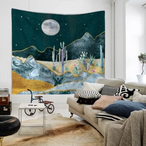 Ramadan Aesthetic Tapestry Room Decor Muslim Mubarak Kareem Wall Hanging Picnic Background Cloths Bedroom Decoration 130*150cm