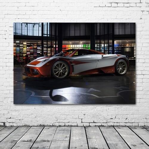 Supercar Pagani Huayra Sport Car Vehicle Posters and Prints Wall Art Canvas Paintings For Home Decor