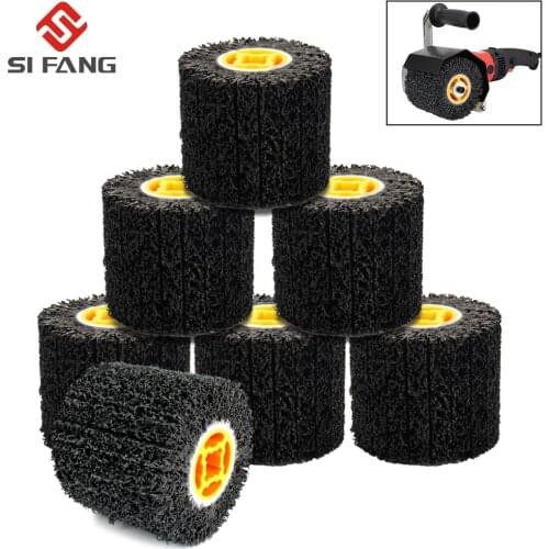 115*100*19mm Rust Paint Removal Cleaning Wheel for Metal Grinding Stainless Steel Welding Repair Cleaning Wheel