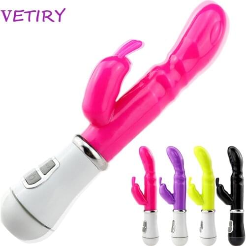 VETIRY Rabbit Vibrator for Women 12 Speed G-spot Massage Sex Toys For Women Female Masturbator Sex Shop Clitoris Stimulator