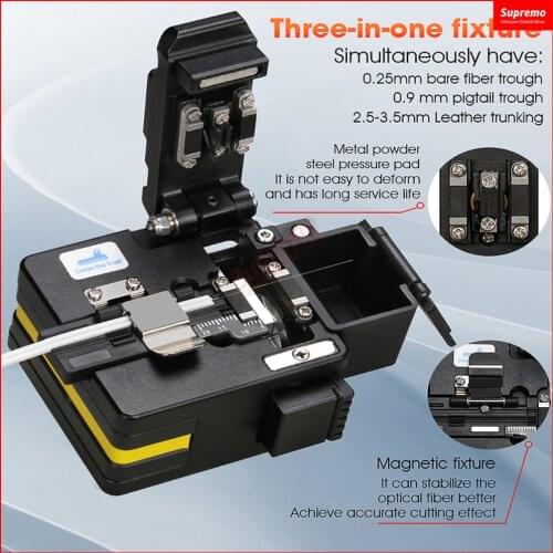 COMPTYCO FTTH High Precision cutting tool AUA-X2 Optical Fiber Cleaver Cable Cutting Knife Fiber Cleaver and blade