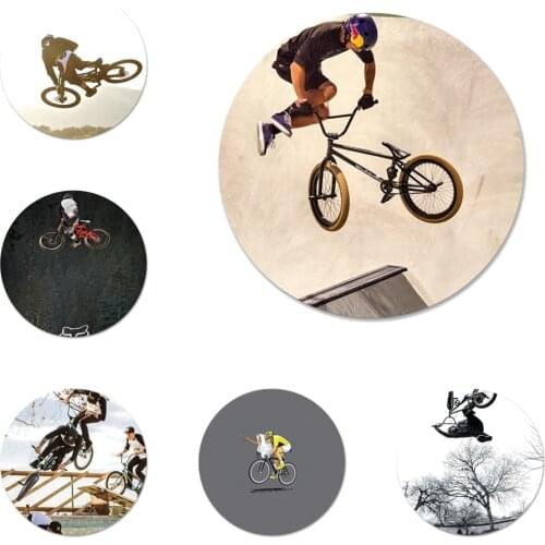 58mm Extreme sport BMX Bike Sports Icons Pins Badge Decoration Brooches Metal Badges For Backpack Decoration