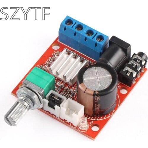 10W+10W PAM8610 D Class Dual-channel HIFI Audio Amplifier Board