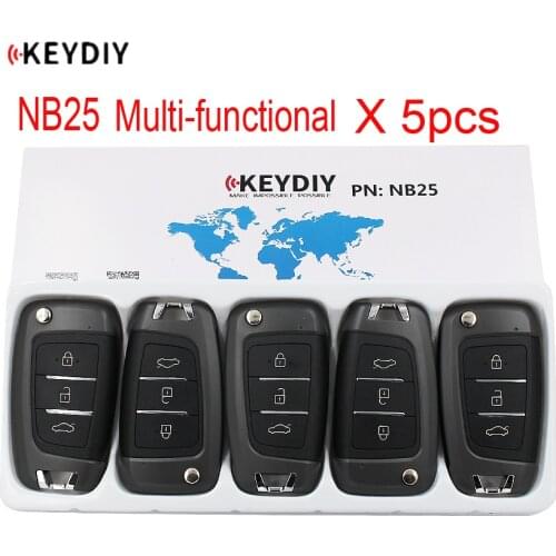 5PCS/LOT , NB25 NB Series Universal Multi-fuctional Remote Control for KD900/URG200 (5 functions Chips in 1 Key)