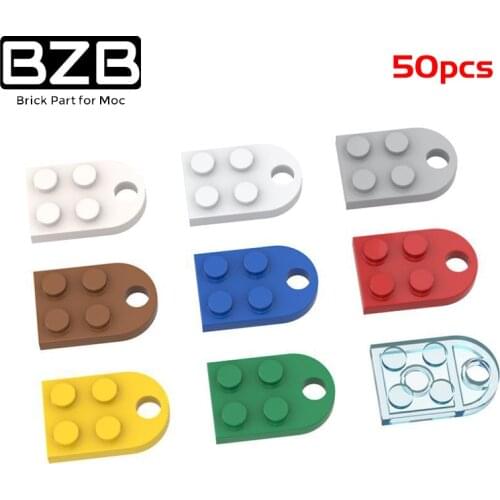 50PCS BZB MOC 3176 Special Board 3 x 2 With Hole Building Block Parts Educational Bricks Kids Brain Game DIY Toys Best Gifts