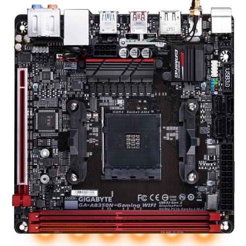 For Gigabyte GA-AB350N-Gaming WIFI Original New Desktop Motherboard AB350N-Gaming WIFI B350 Socket AM4 DDR4 32G USB3.1 Mini-ITX