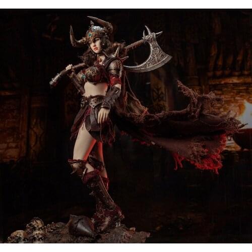 1/6 Scale Collectible Figurine 12" Figure Doll Seamless Body Female Warrior Viking Woman Plastic Model Toys Gift