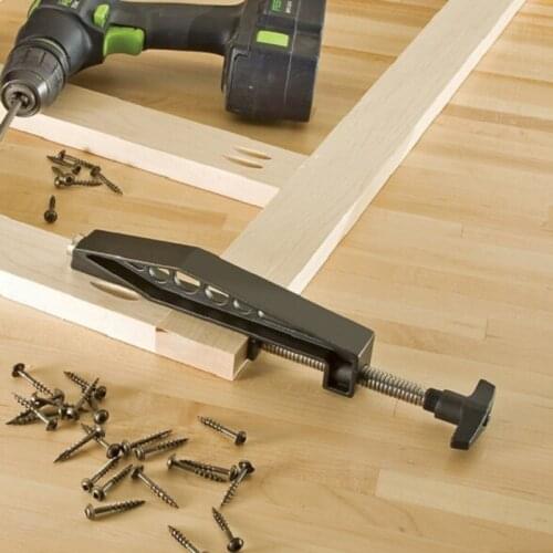 Woodworking Drills locator Retaining Clip DIY Woodworking Inclined Hole Fixing Clamp Pull Tools