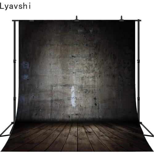 Lyavshi gray concrete scratch wall photography backdrop wood floor kid baby shower portrait wallpaper background photo studio