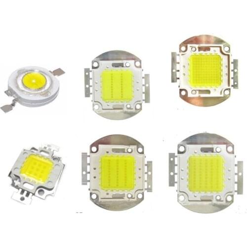 Cold White light 6000K/3500K/10000K/20000K/30000K 1W 3W 5W 10W 20W 30W 50W 100W High Power LED Lamp Epistar chip COB integrated