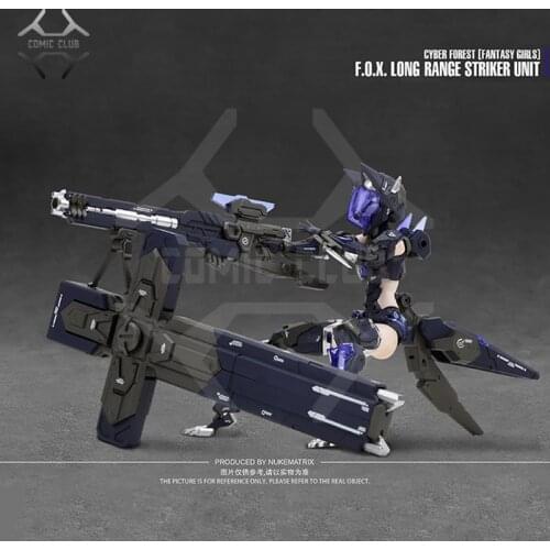 COMIC CLUB IN-STOCK MS Girl F.O.X. LONG RANGE STRIKER UNIT VIVIENNE HAYHA By Nuke Matrix Assembly Action Model Robot Toys Figure