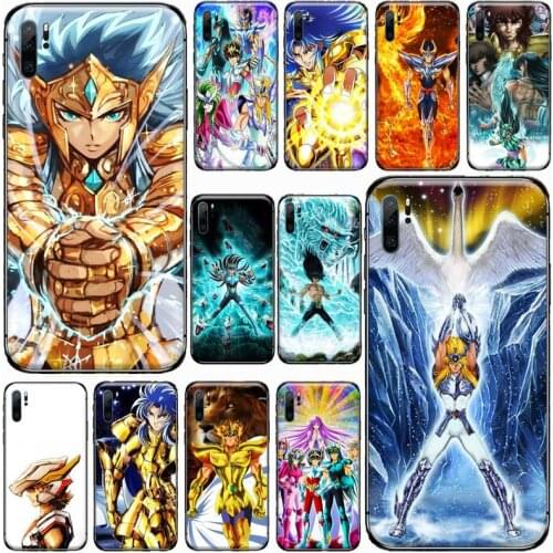 Saint Seiya Nostalgia cool Anime Phone Case For Huawei honor Mate P 9 10 20 30 40 Pro 10i 7 8 a x Lite nova 5t Soft silicone