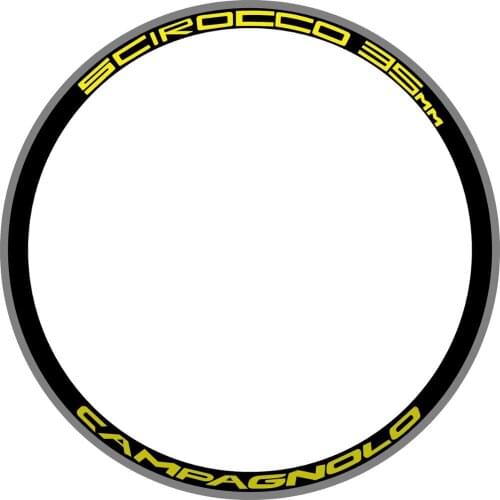 FOR 35mm Rims Wheel Stickers Rims Decals Sticker Reflective Waterproof For Sciroco 35 Bike Cycle Rim Decals TWO WHEELS