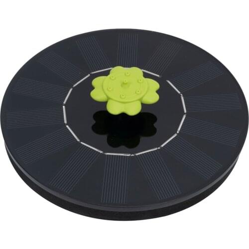 Floating Fountain Pump Solar Power Black 1pcs Fish Tank Aquarium Garden With Nozzles