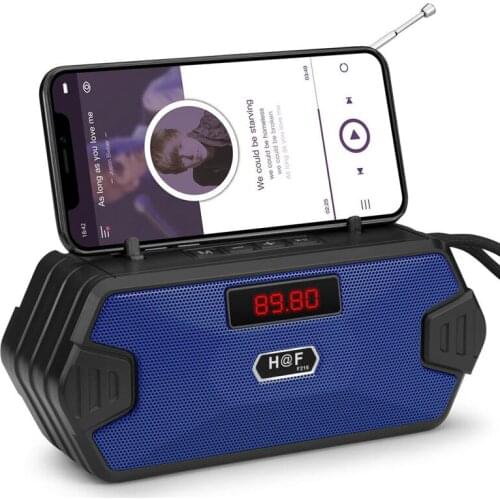 Portable Bluetooth Speaker Wireless Bass Column Outdoor USB Speakers With FM Radio AUX TF MP3 Subwoofer Loudspeaker For Phone PC