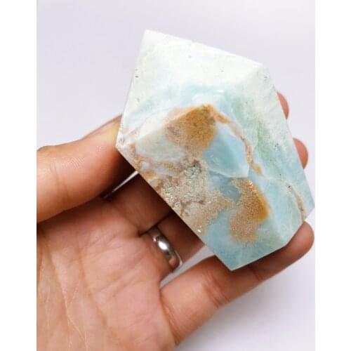 Natural Caribbean calcite towers Crystal Gemstones point Meditation Reiki Healing Chakra For Home As Gift