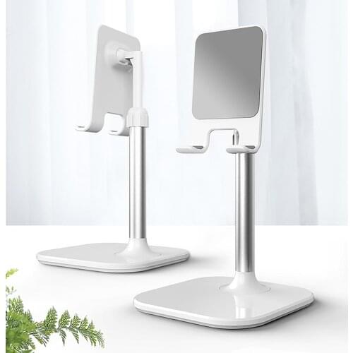 Anti-slip Adjustable Retractable Aluminum Alloy Desktop Phone Tablet Holder