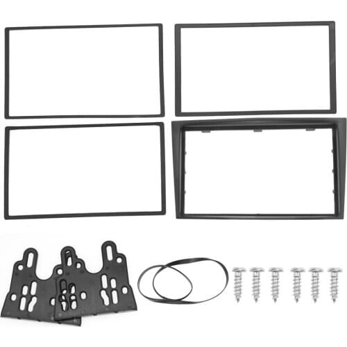 Radio Stereo Panel for Opel Astra Antara Corsa Zafira Double 2 Din Fascia Dash Installation Trim Kit Face Plate Bezel