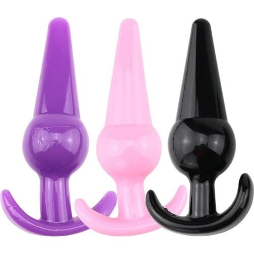 Silicone Anal Plug Butt Plug Anal Bead Anus Stimulation Massage Sex Products Anal Sex Toys for Women Men Gay Masturbation
