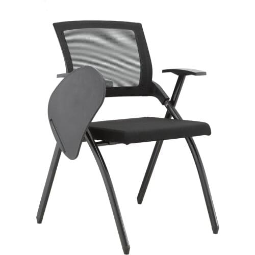 Training chair with writing board folding chair one table stool meeting room chair student conference chair with table board