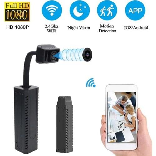 Extension Lens HD 1080P Smart Mini Camera WiFi Wireless Surveillance IP Camera Motion Detection Loop Recording Micro Camcorder
