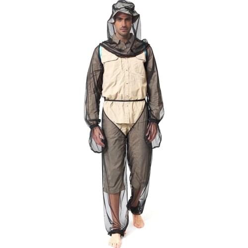 Outdoor Anti mosquito clothing fishing suit mosquito gauze anti bee mosquito proof vests Fishing clothes Mosquito prevent suit
