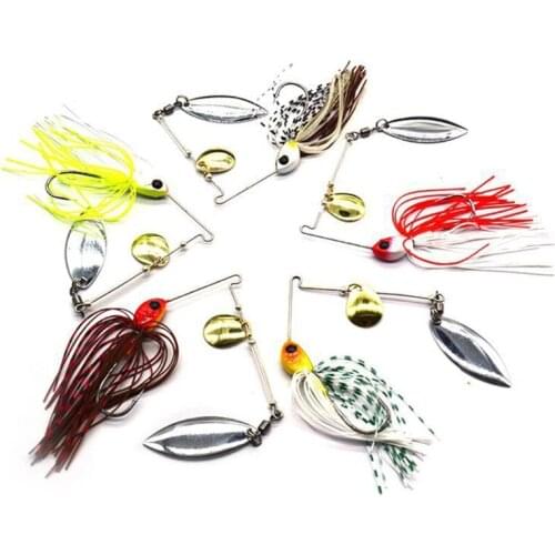 Spinner Bait 12g/17g Metal Hard Fishing Lure Spinnerbait Pike Swivel Fish Tackle Wobbler Fishing Tool