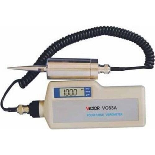 Fast arrival VICTOR VC63A 3 1/2 Vibrometer,Auto range pocket vibration meter