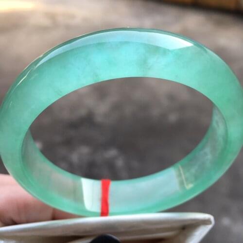 Koraba Certified (Grade A)100% Natural Jadeite JADE Bracelet Women Bangle